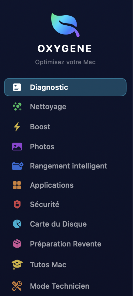 OXYGENE — 11 modules